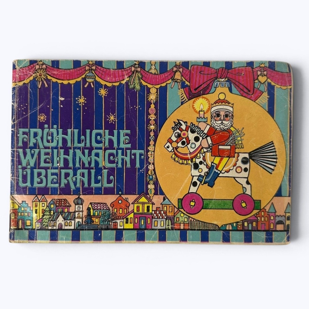 Vintage Frohliche Weihnacht Uberall German Christmas Music Promo Booklet Tchibo